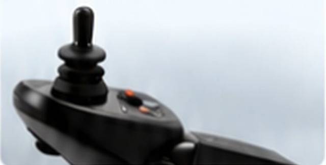 Joystick controller close-up
