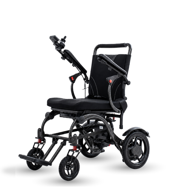 Pulse UltraLight electric wheelchair, front view